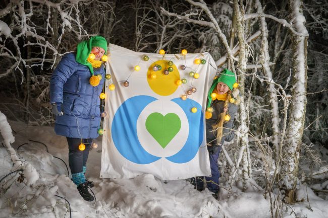 Yhteinen Pälkäne valoparaatissa - kuva Hannu Söderholm